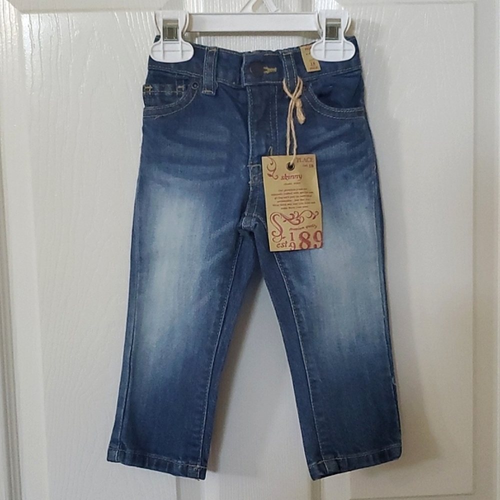 Children's Place 18 Months Toddler Denim Skinny Elastic Waist Jeans